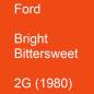 Preview: Ford, Bright Bittersweet, 2G (1980).